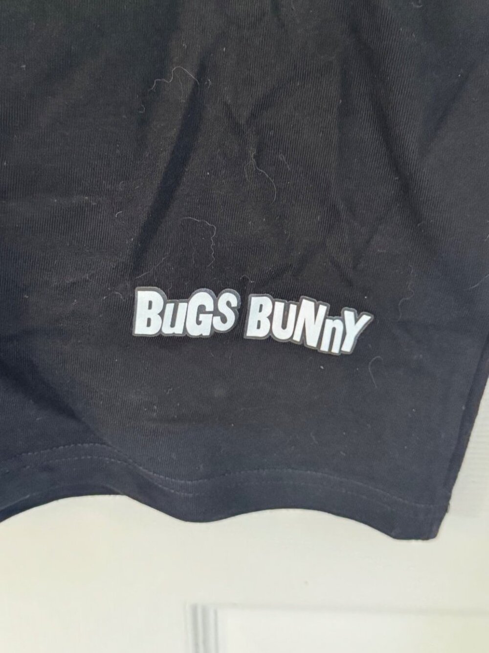 Bugs Bunny Looney Toons Black Crewneck Short Sleeve T-Shirt Size XL - Picture 6 of 9